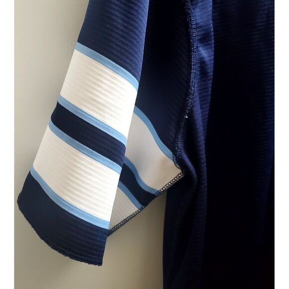 Tennessee Titans Jersey RARE Practice Blue SZ LG Reversible NFL Size Tag Removed - Picture 10 of 11